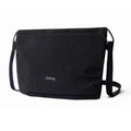 Crossbody tas van gerecycled PET, zwart