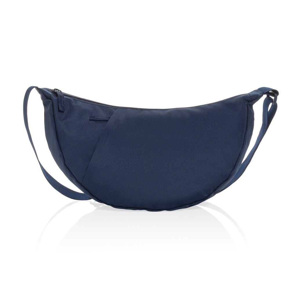 Crossbody tas van gerecycled PET (compacter model), donkerblauw