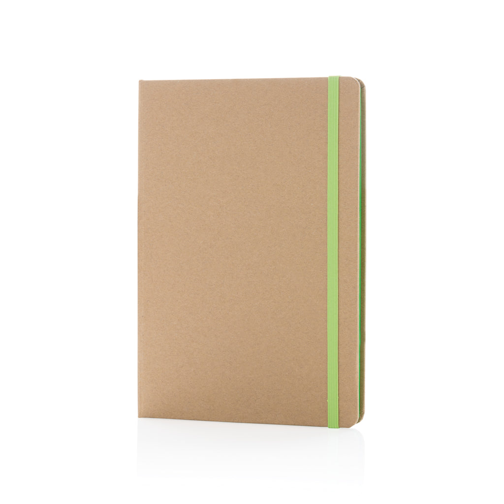A5 notitieboek van papier (kraftpapier kaft), groen