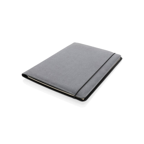 A4-portfolio van leer, grijs