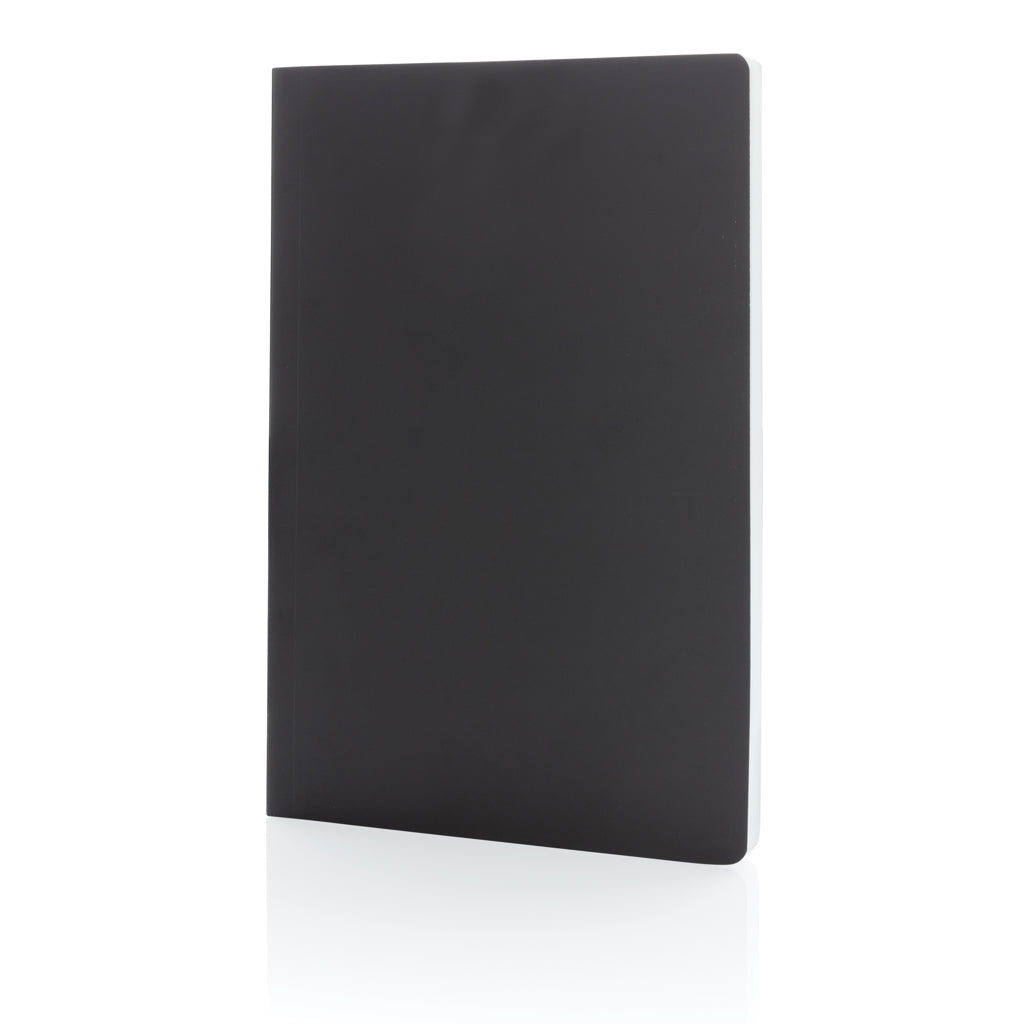 A5 notitieboek van steenpapier, zwart