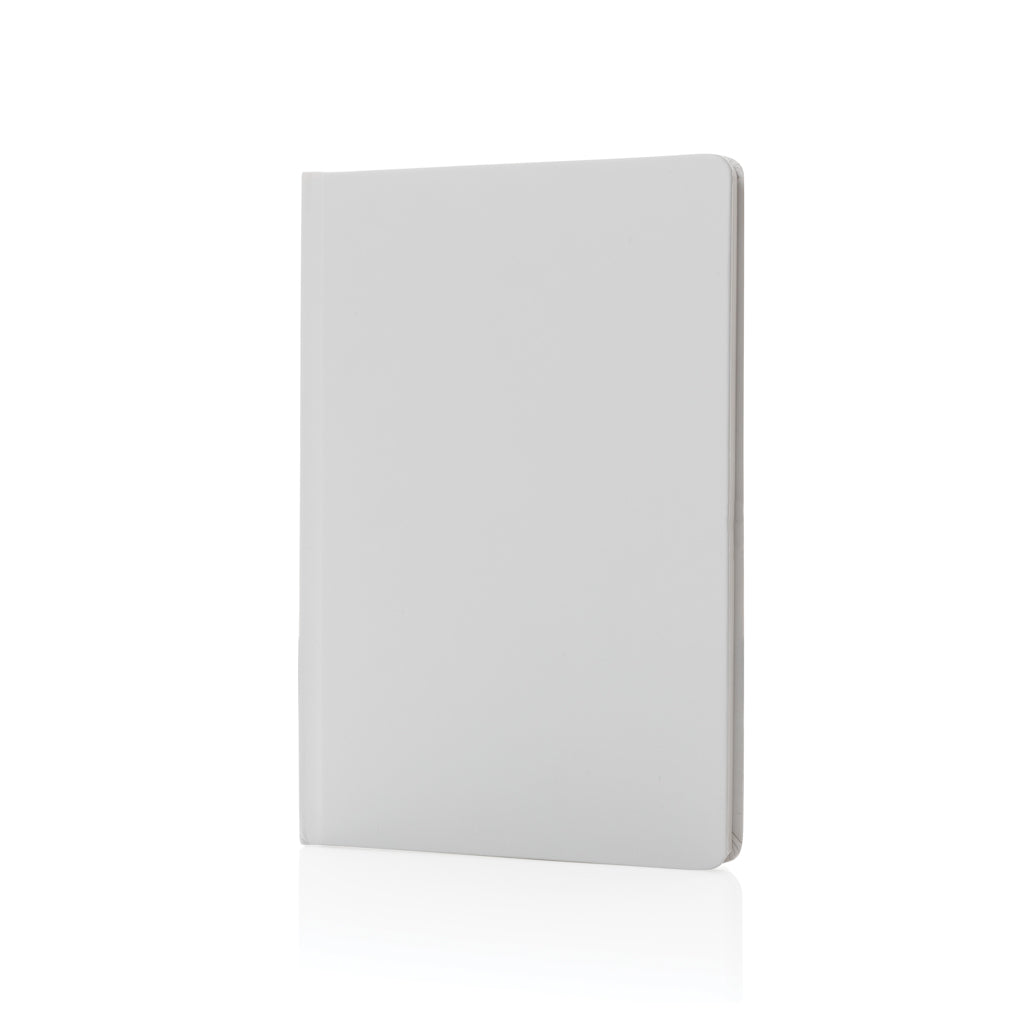 A5 notitieboek van steenpapier en papier, wit