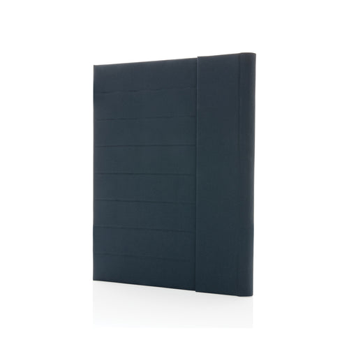 A4 schrijfmap met magneetsluiting, donkerblauw