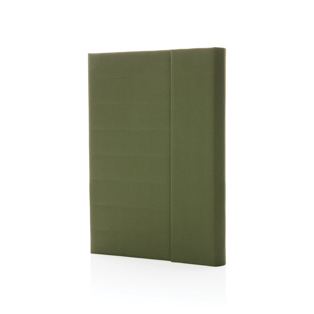 A4-portfolio van gerecycled PET en papier, groen
