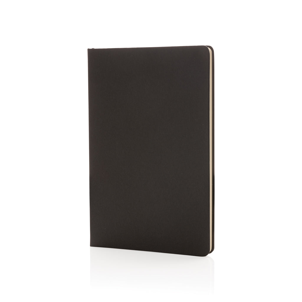 A5 notitieboek van papier (harde kaft), zwart