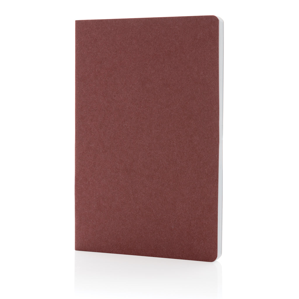 A5 notitieboek van papier (21 cm), kersenrood