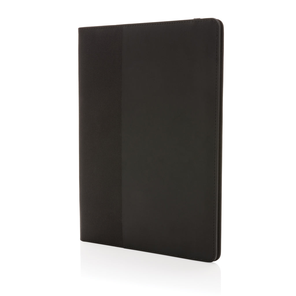 A4-portfolio van gerecycled PET en papier (32 cm), zwart