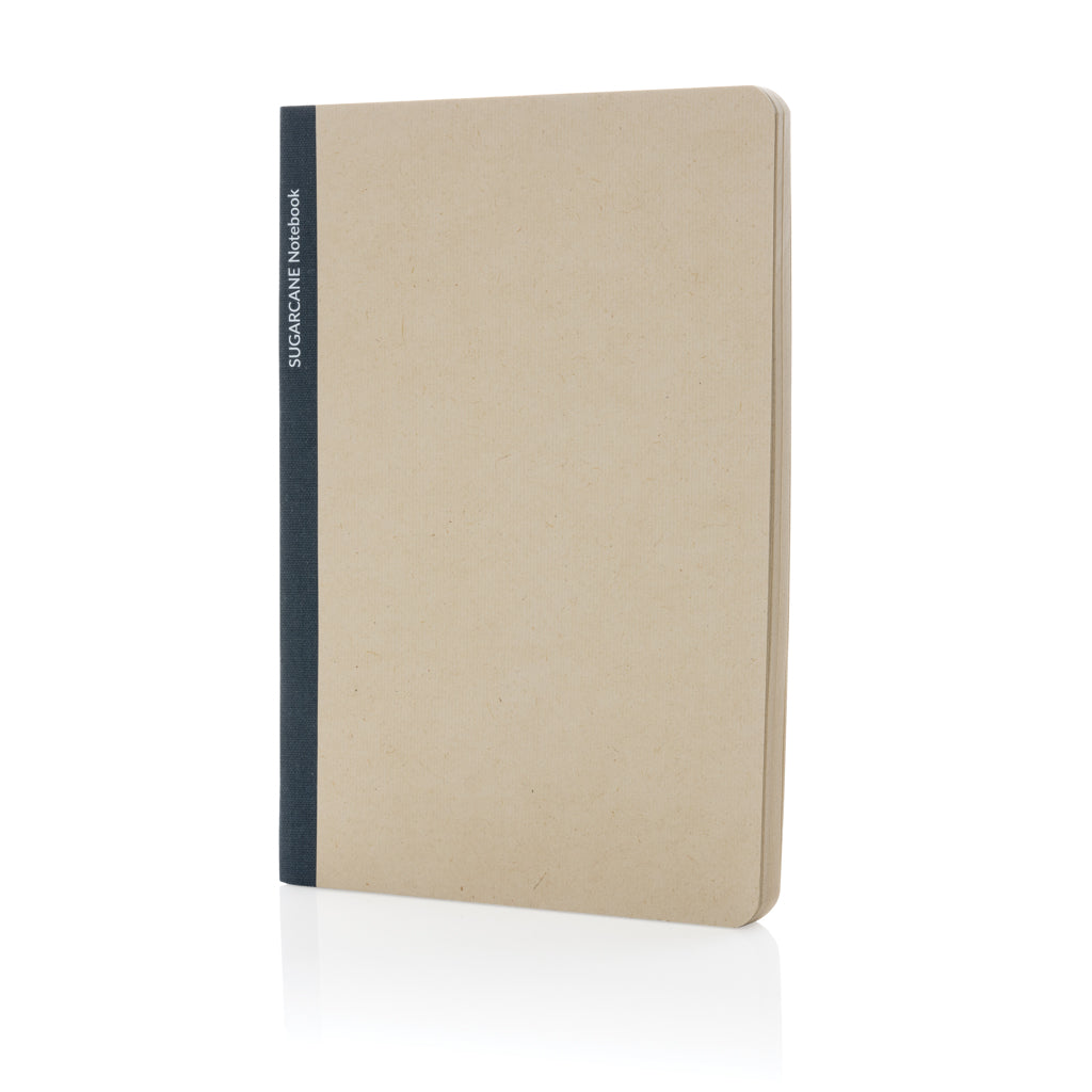 A5 notitieboek van suikerrietpapier, blauw