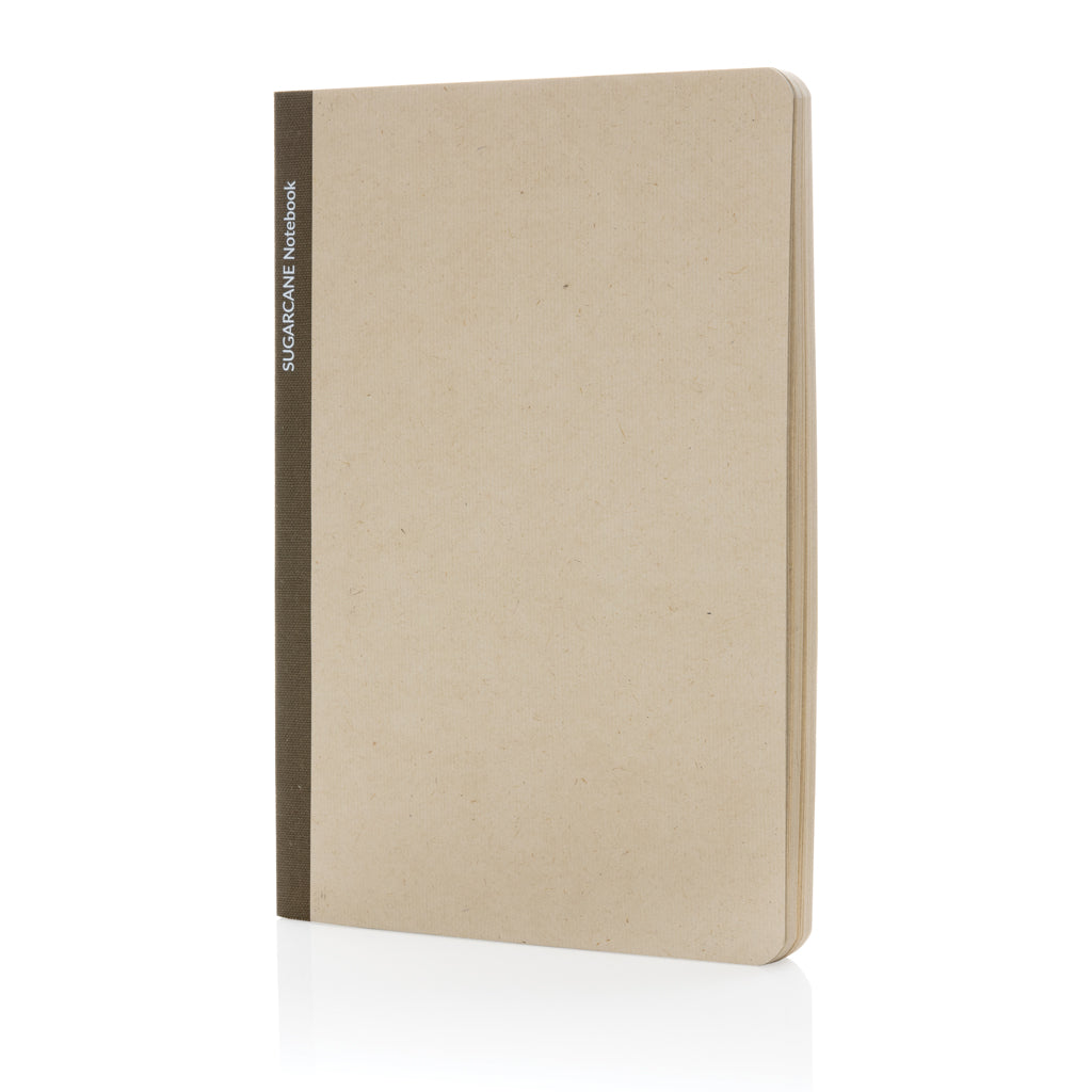 A5 notitieboek van suikerrietpapier, bruin