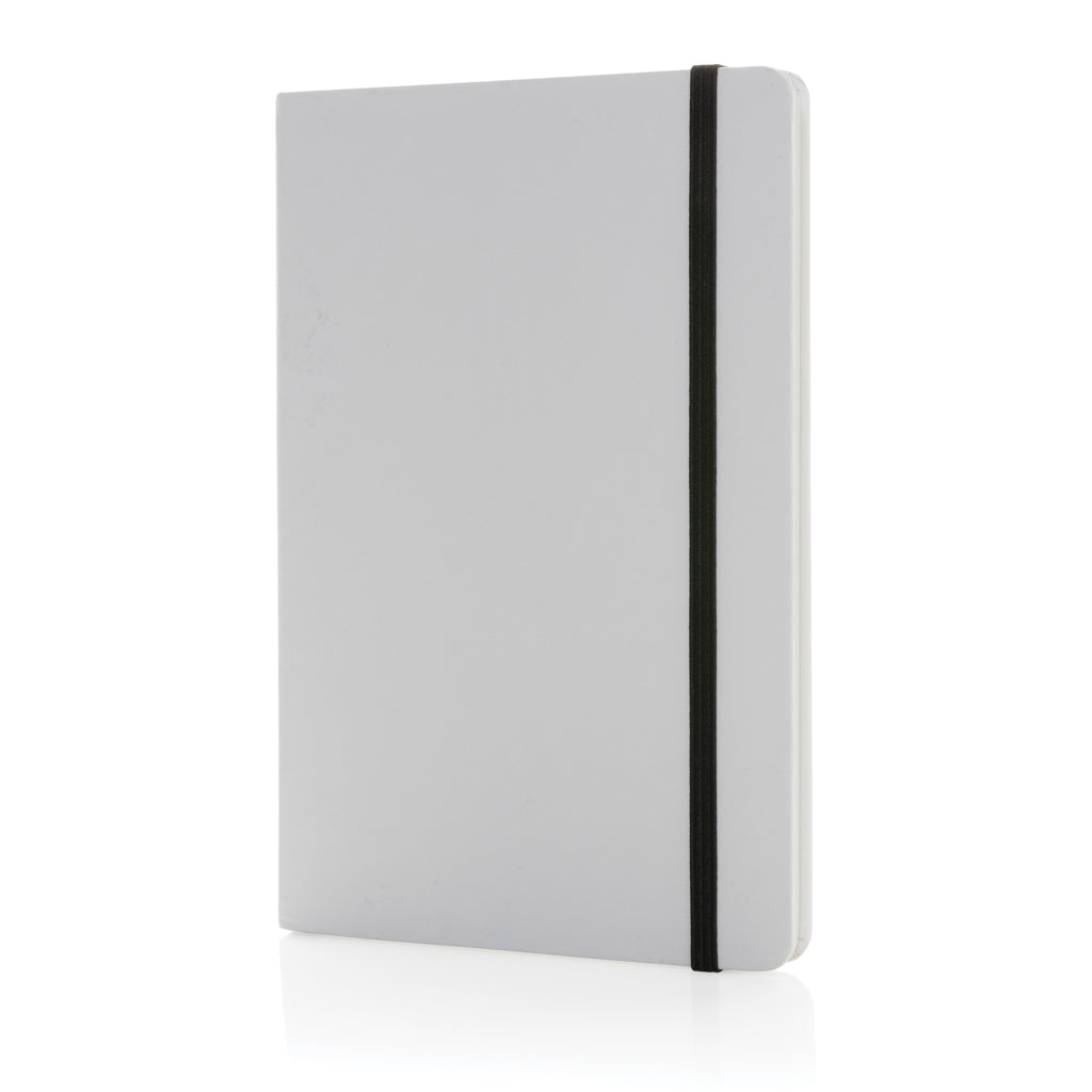 A5 notitieboek van steenpapier en papier (compacter model), wit