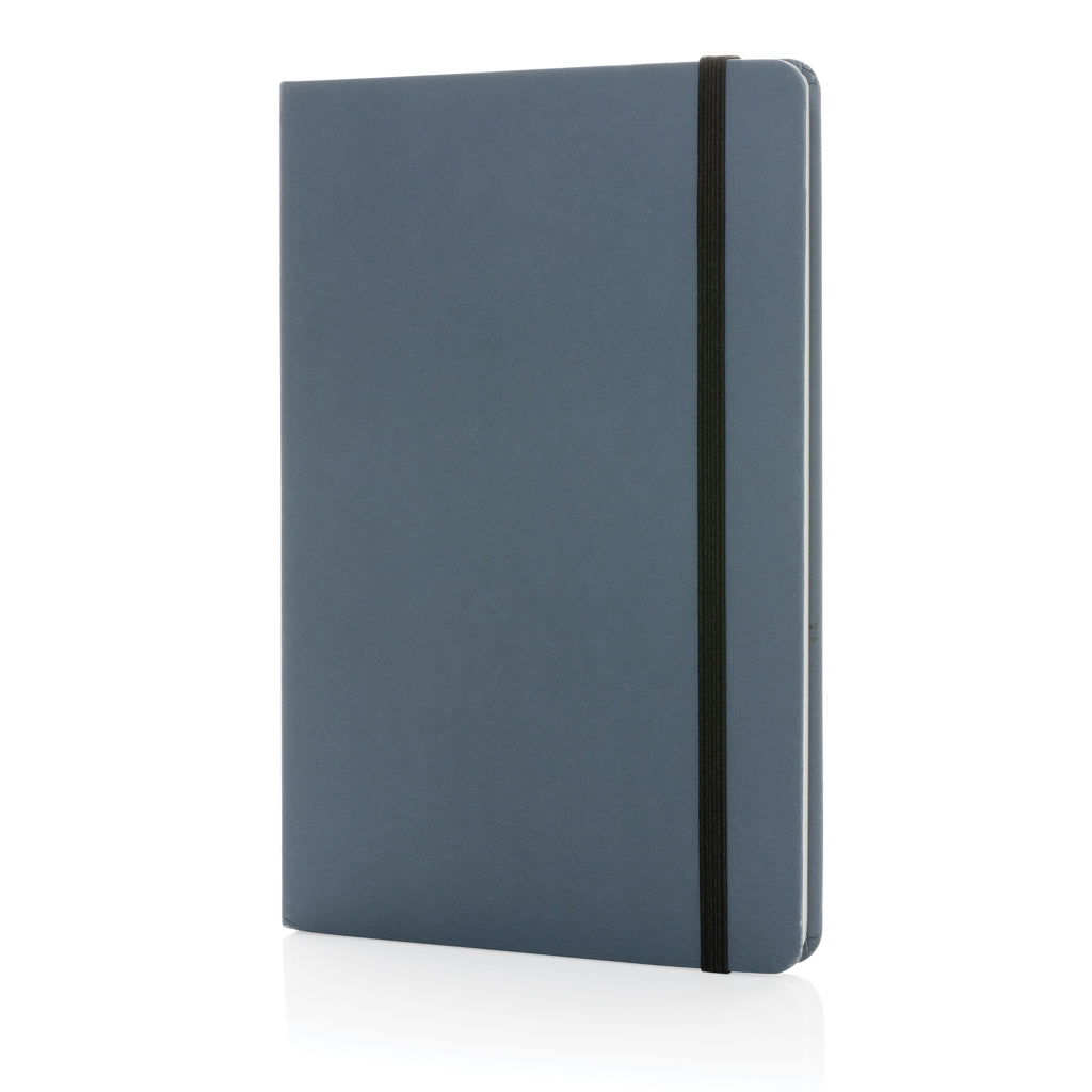 A5 notitieboek van steenpapier en papier (compacter model), blauw