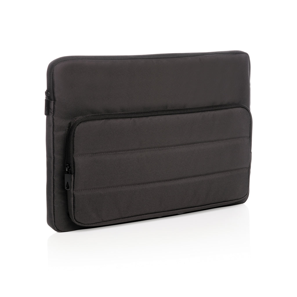 Laptophoes 15.6" van gerecycled PET, zwart