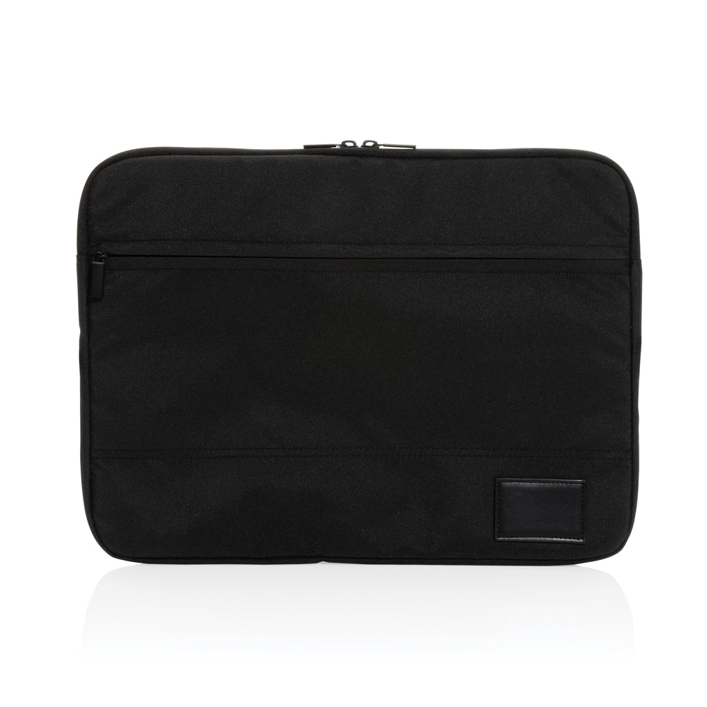 Laptophoes 14" van gerecycled PET en neopreen, zwart