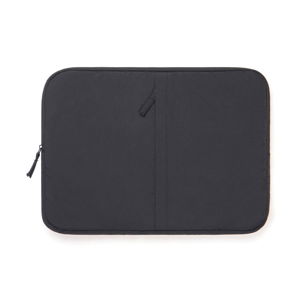 Laptophoes 15.6" van gerecycled nylon en gerecycled PET, zwart