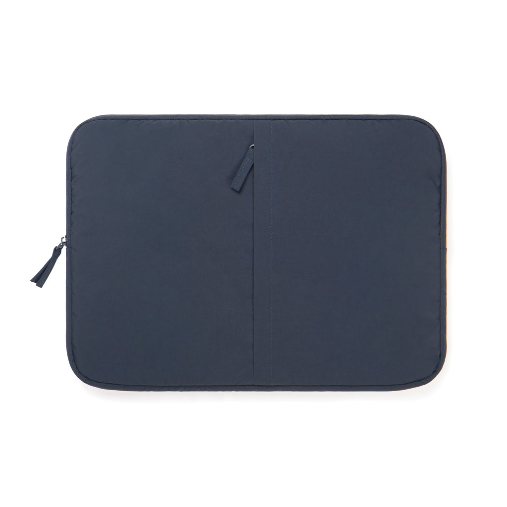 Laptophoes 15.6" van gerecycled nylon en gerecycled PET, donkerblauw