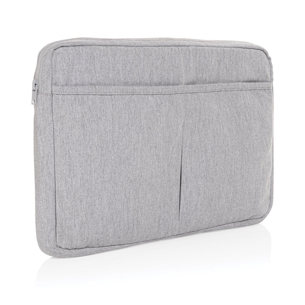 Laptophoes 15,6 inch, gerecycled katoen, grijs