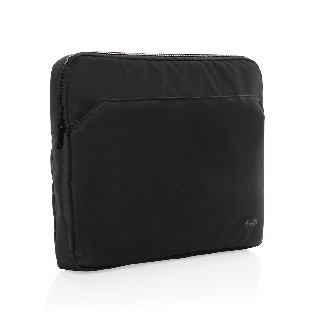 Laptophoes 15.6" van gerecycled PET (modern model), zwart