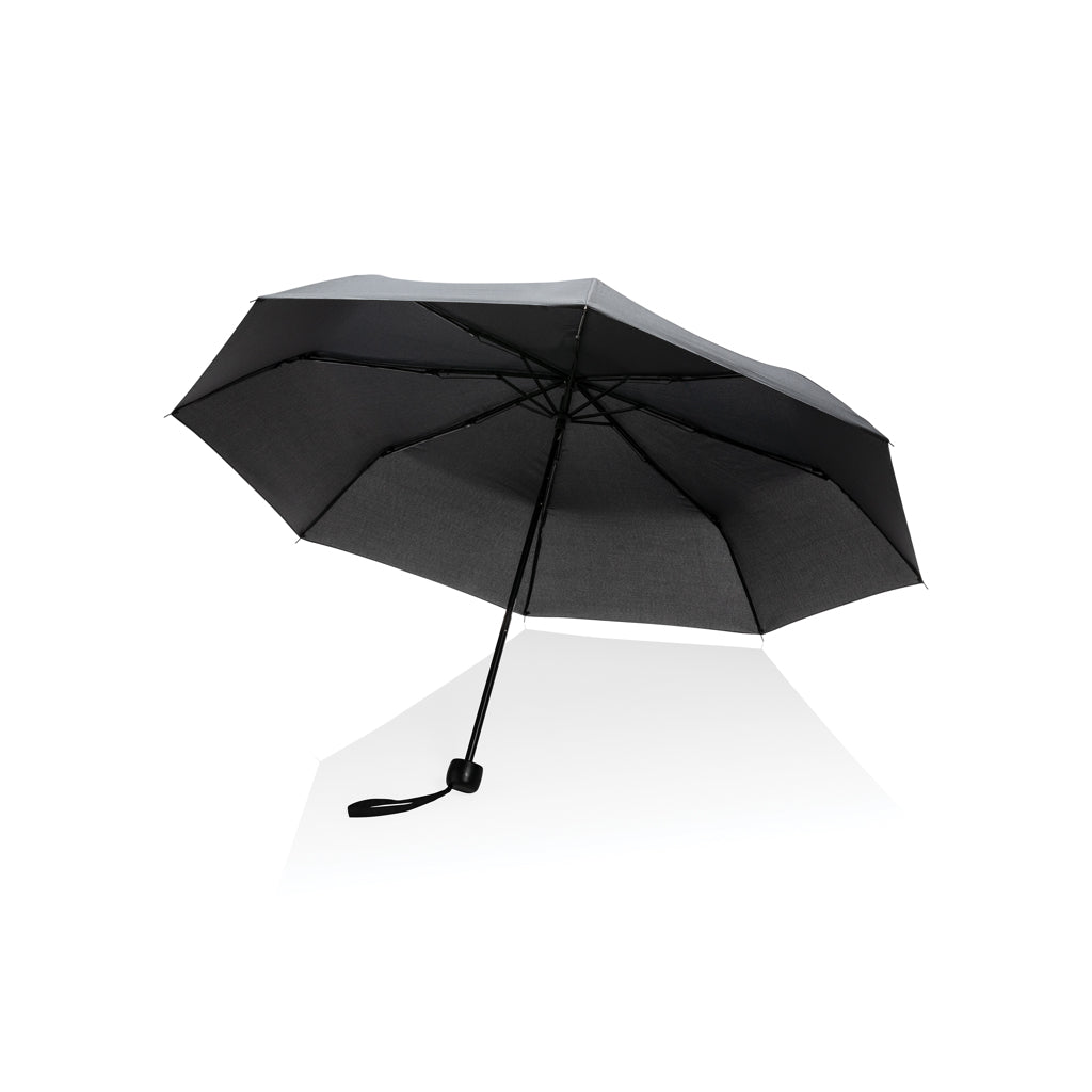 Mini-paraplu 20,5'' handmatig, 3 secties, zwart