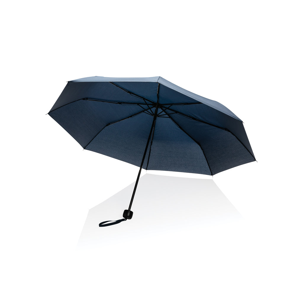 Mini-paraplu 20,5'' handmatig, 3 secties, donkerblauw