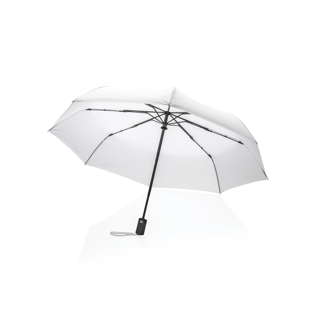 Automatische paraplu 21'' open en dicht met druk op de knop, wit