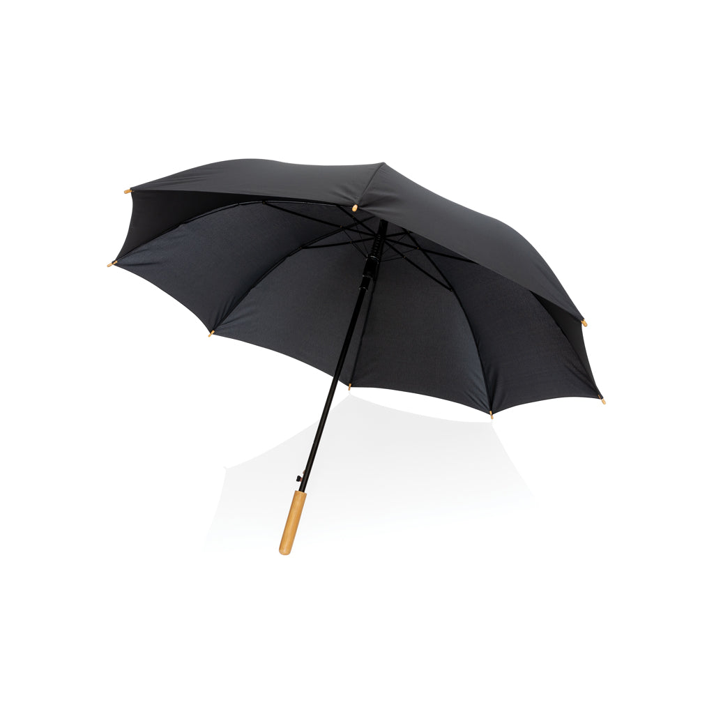 Automatische paraplu 27'' met houten handvat, zwart