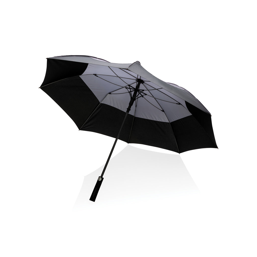 Stormbestendige paraplu 27'' tweekleurig, antraciet
