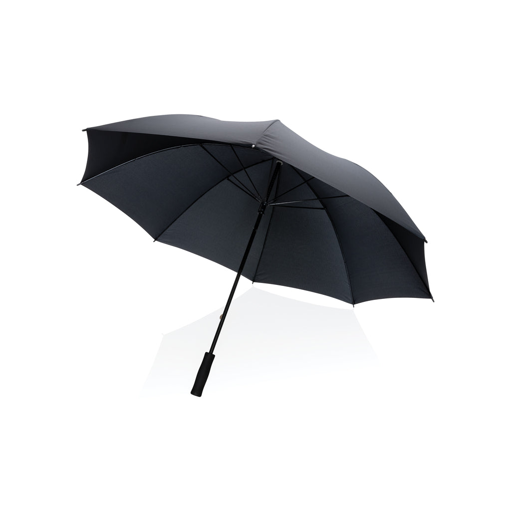 Stormbestendige paraplu 30'' met EVA-handgreep, zwart