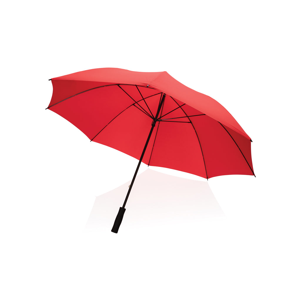 Stormbestendige paraplu 30'' met EVA-handgreep, rood