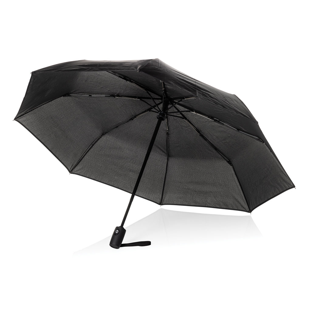 Stormbestendige paraplu 21'' automatisch open en dicht, zwart