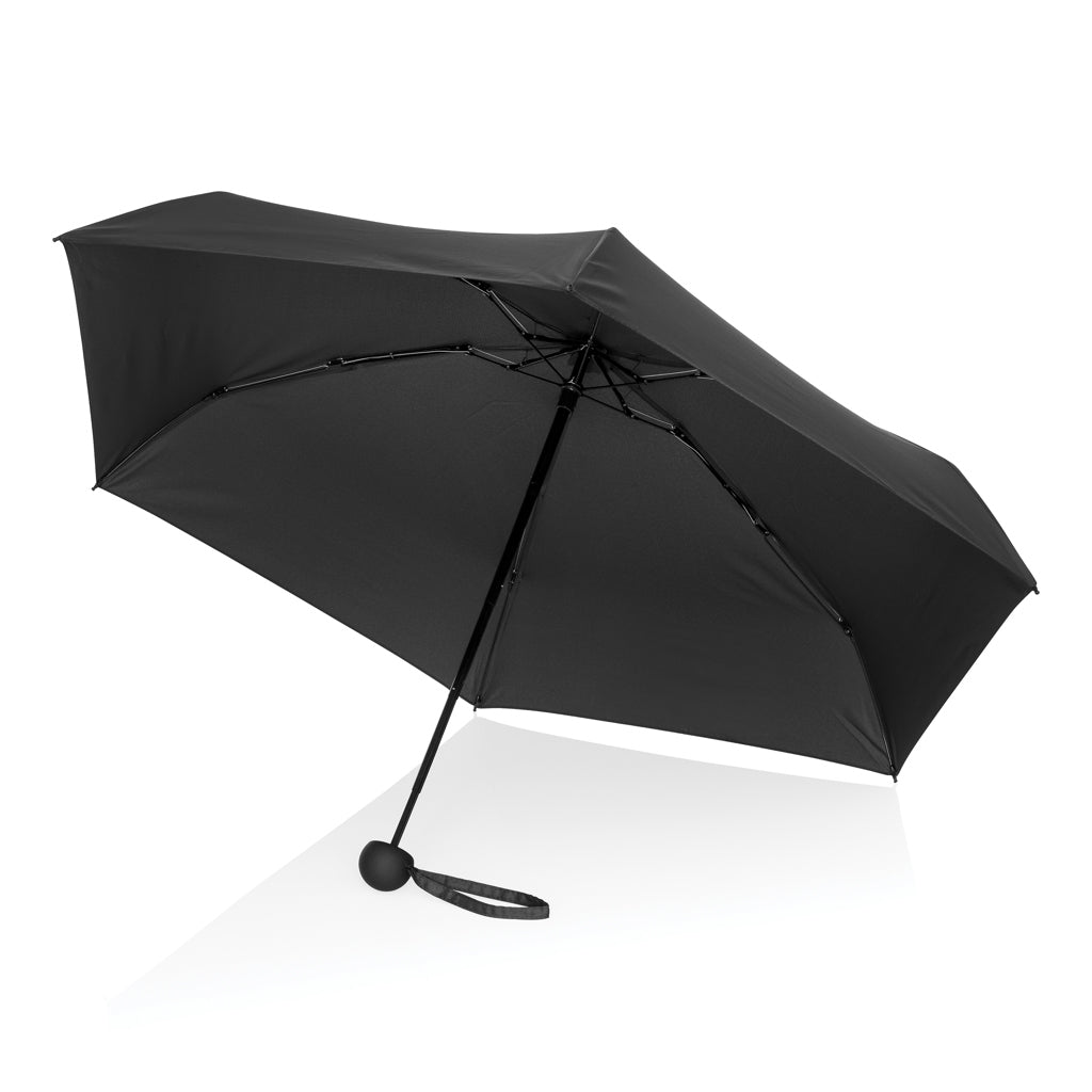 Super mini-paraplu 19,5'' handmatig, 5 secties, zwart