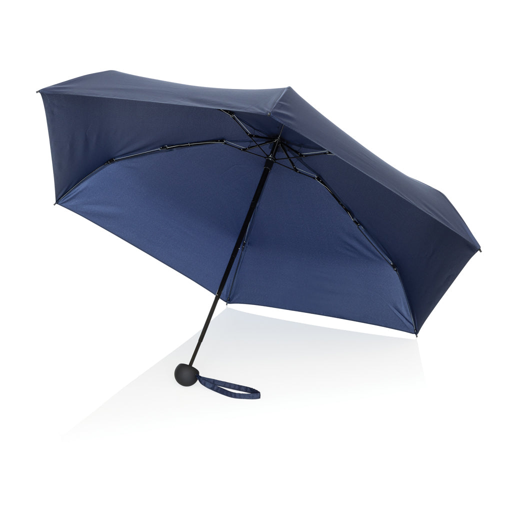 Super mini-paraplu 19,5'' handmatig, 5 secties, donkerblauw
