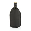 Wijnkoeler sleeve van gerecycled polyester, zwart