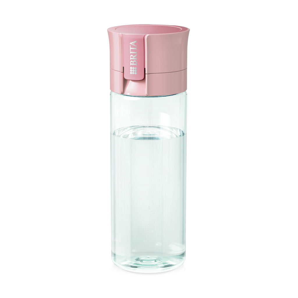 Waterfilterfles 600 ml inclusief 2 filters, abrikoos