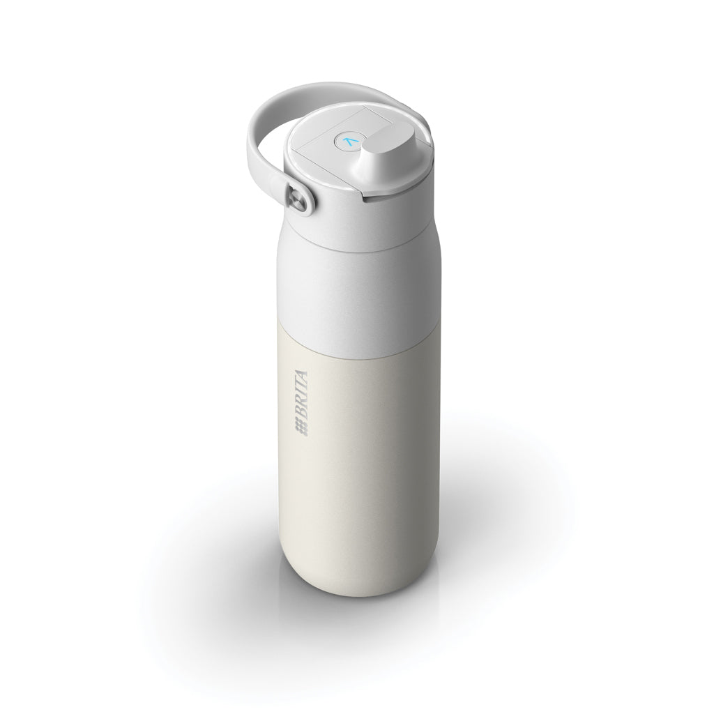 Zelfreinigende waterfles 680 ml met UV-C zuivering, wit