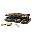 Elektrische raclette voor 8 personen, zwart