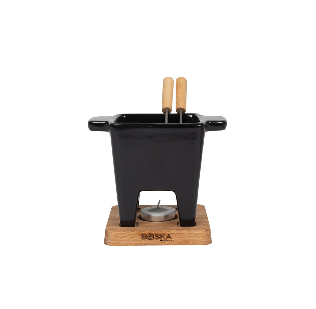 Mini fonduepan 300 ml, zwart