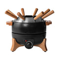 Elektrische fondueset 2,3 l met temperatuurregeling, zwart
