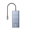 USB-C hub 11-in-1 met 10 Gbps datadoorvoer, grijs