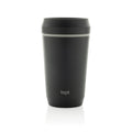 Koffiebeker 354 ml met 360°-deksel, grijs