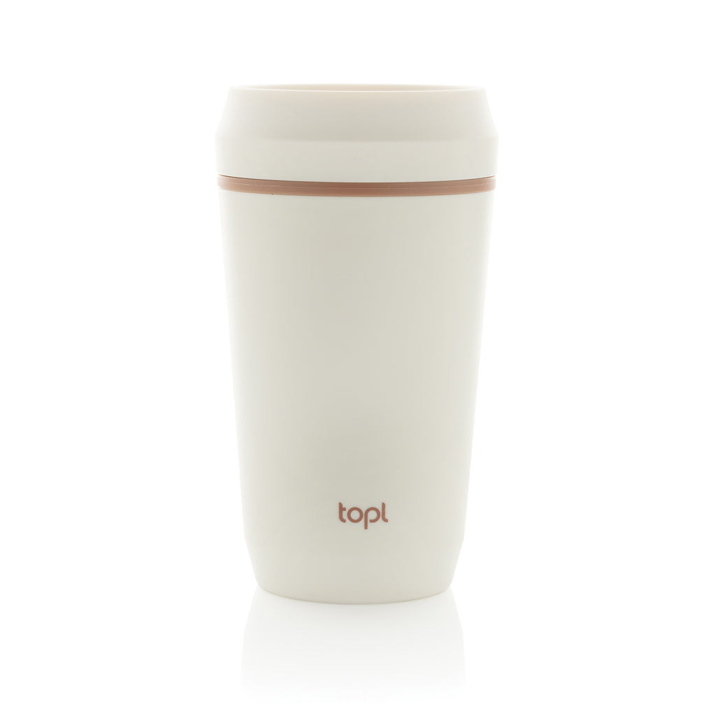 Koffiebeker 354 ml met 360°-deksel, wit