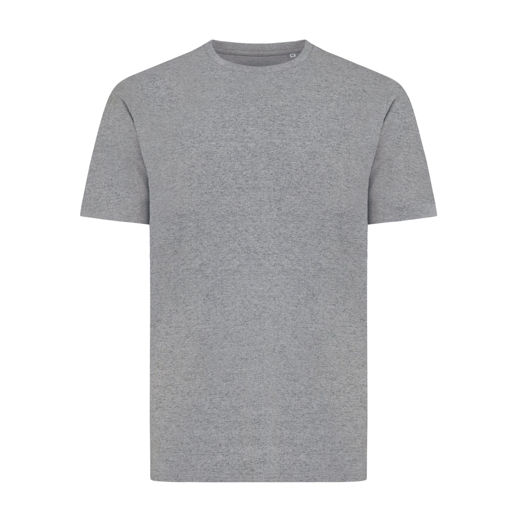 Unisex T-shirt lichtgewicht, gerecycled en biologisch katoen, light heather anthracite