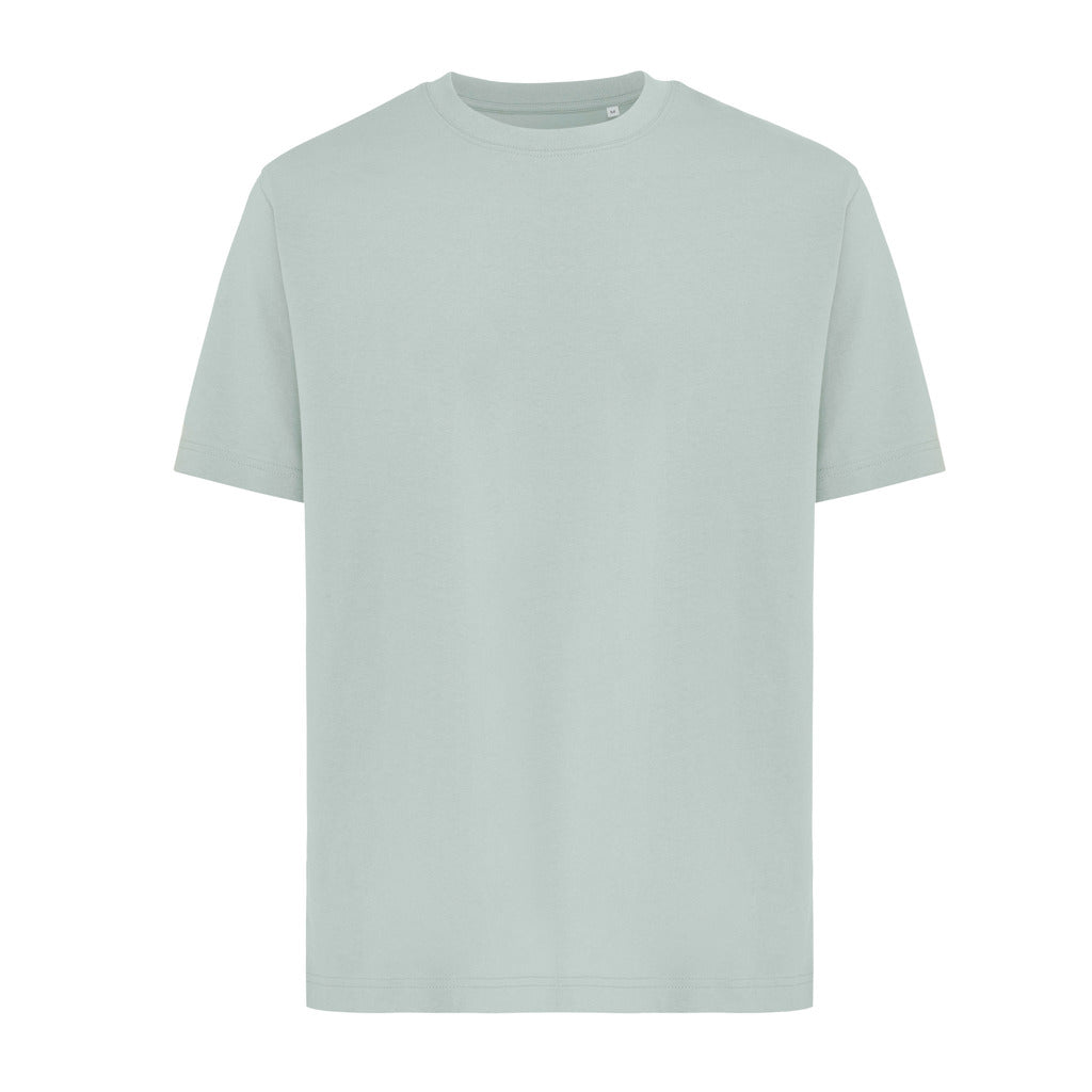 Unisex T-shirt heavyweight, gerecycled en biologisch katoen, iceberg green