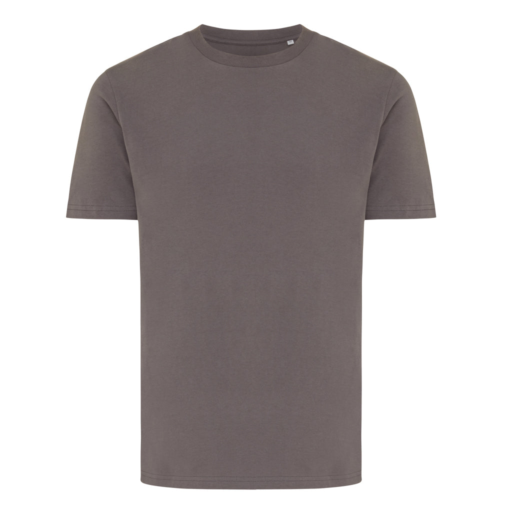 Unisex T-shirt classic fit, gerecycled en biologisch katoen, antraciet