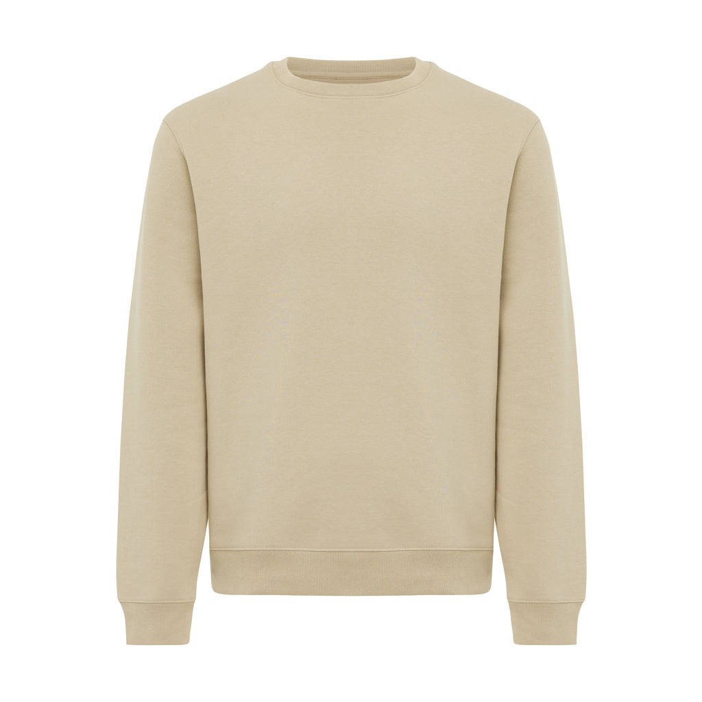 Unisex sweater met katoenen binnenkant, gerecycled, desert