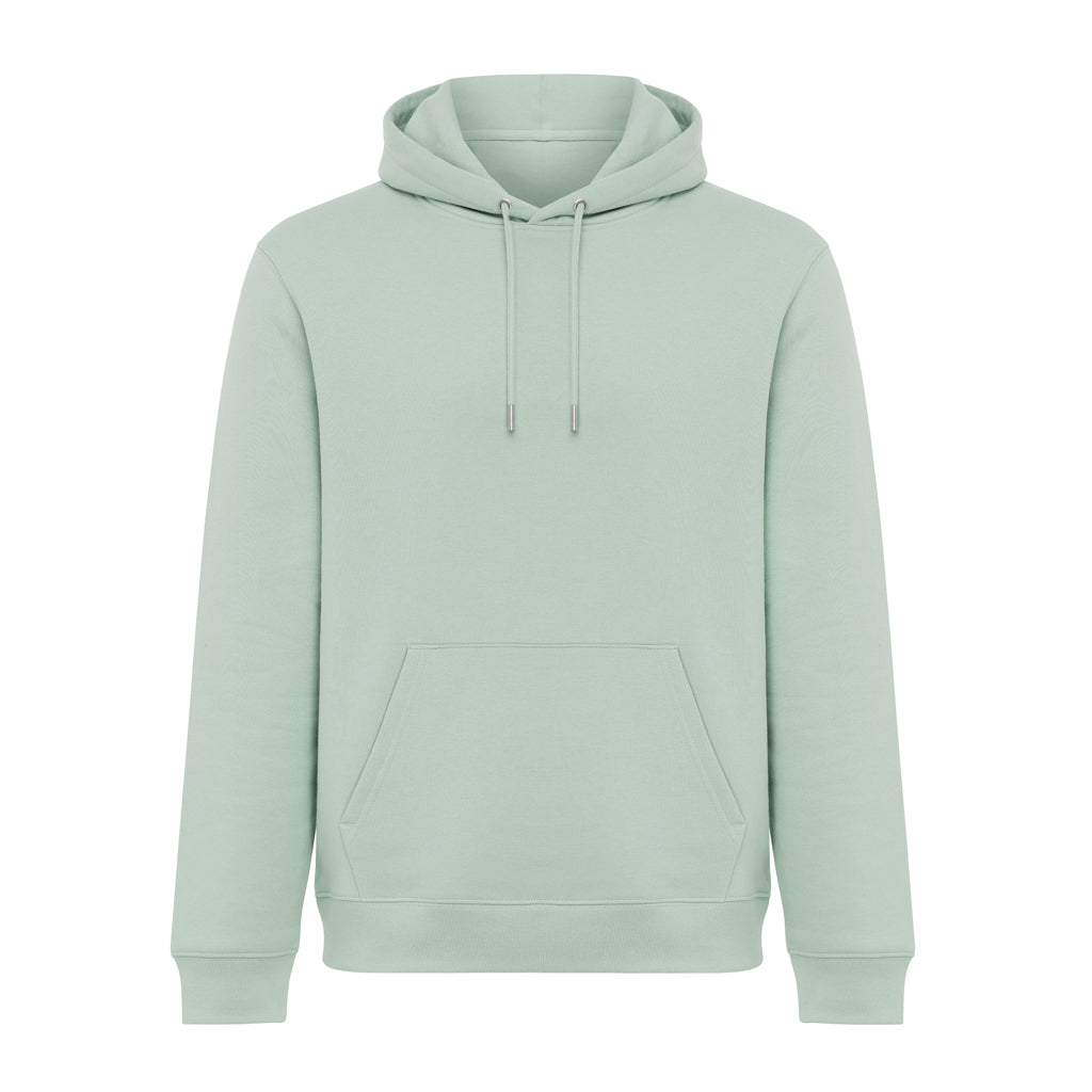 Unisex hoodie met katoenen binnenkant, gerecycled, iceberg green