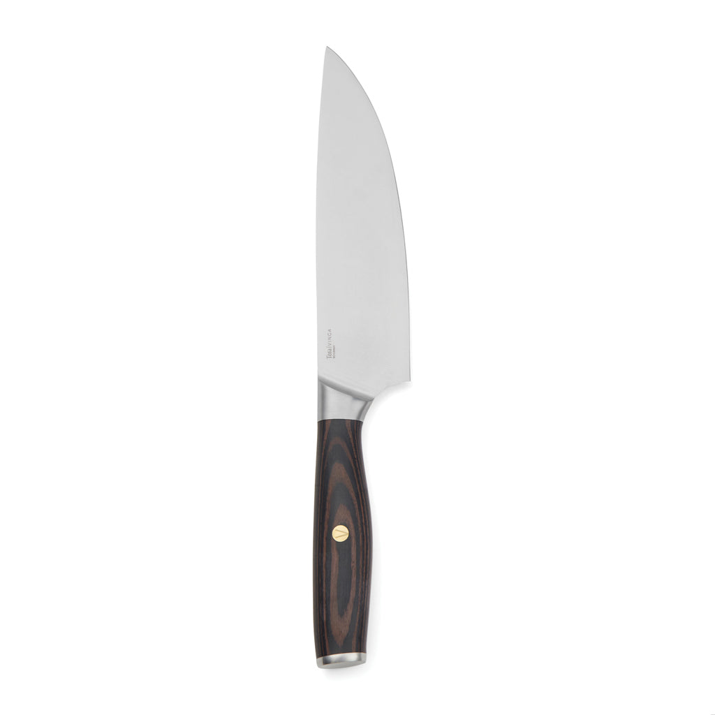Koksmes 33 cm met pakkahouten handvat, staal