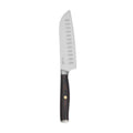 Santokumes 25,6 cm met pakkahouten handvat, staal