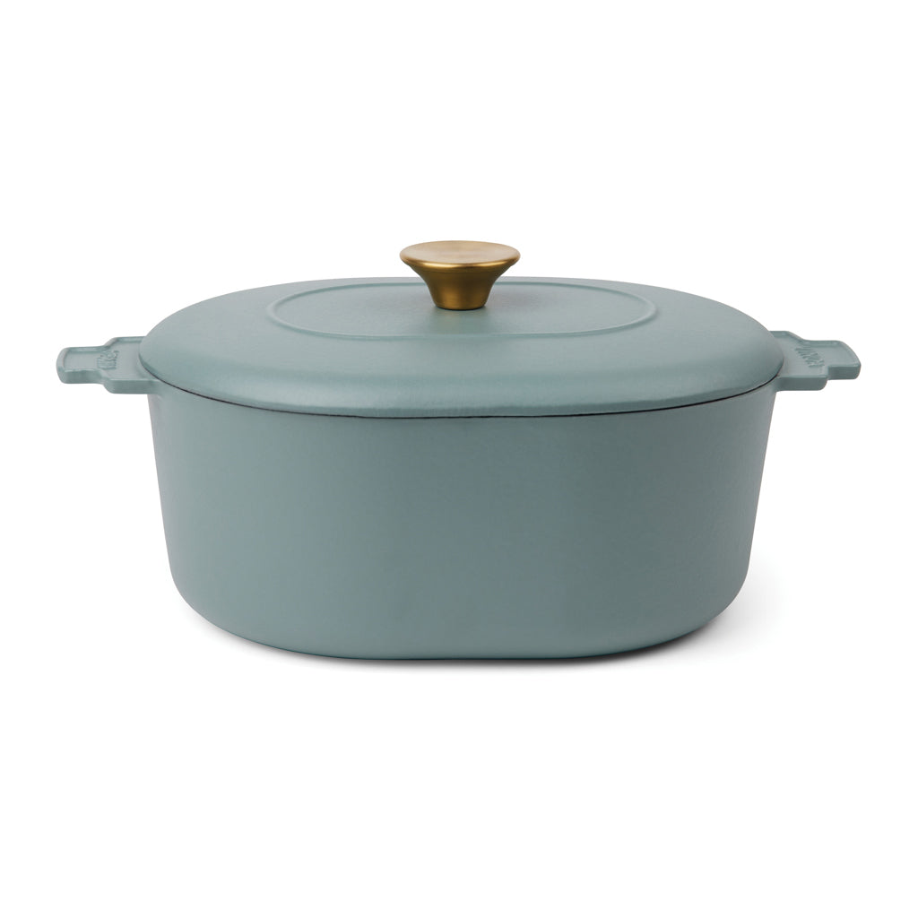 Braadpan 4 L, geëmailleerd gietijzer, blauw