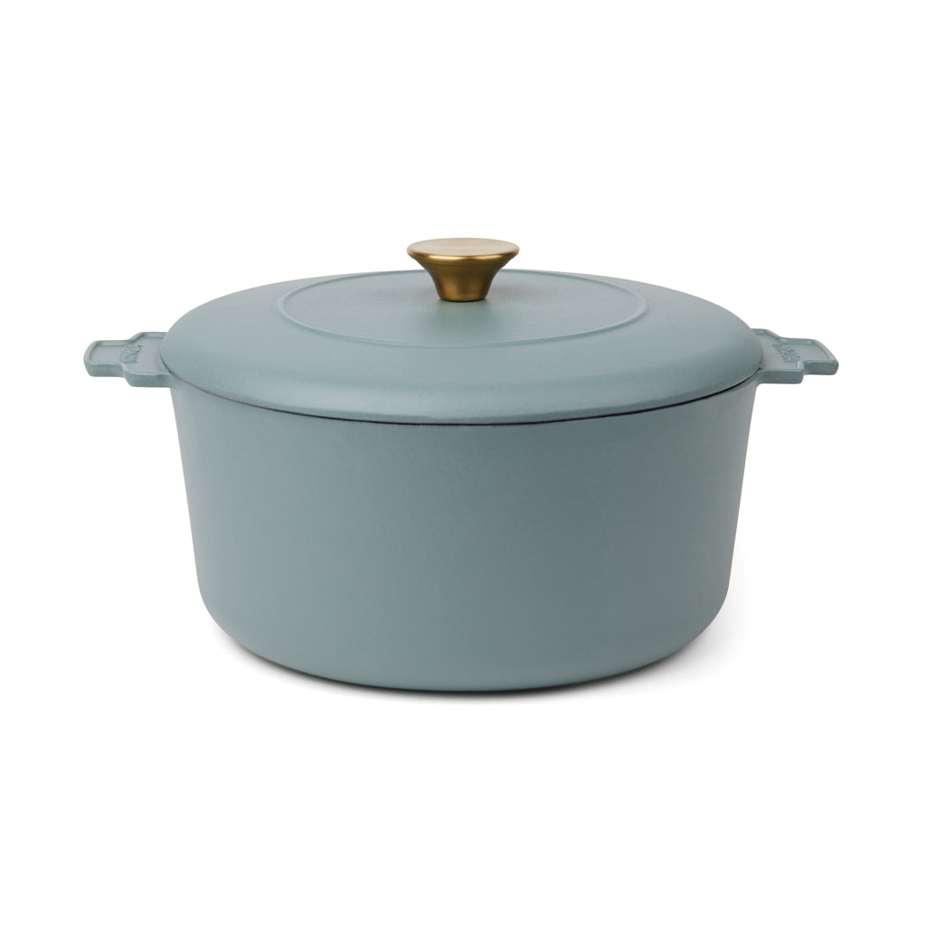 Braadpan 5,5 L, geëmailleerd gietijzer, blauw