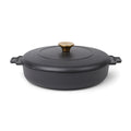 Braadpan 2,5 L, geëmailleerd gietijzer, zwart